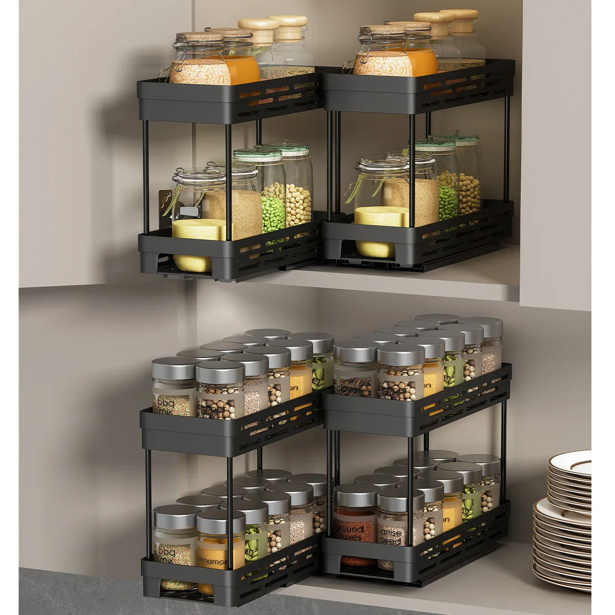 Sliding Spice Kitchen Rack - Image 3
