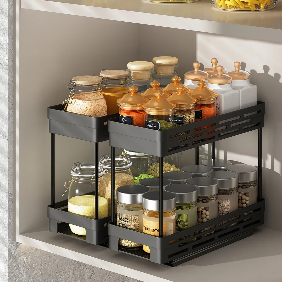 Sliding Spice Kitchen Rack - Image 4