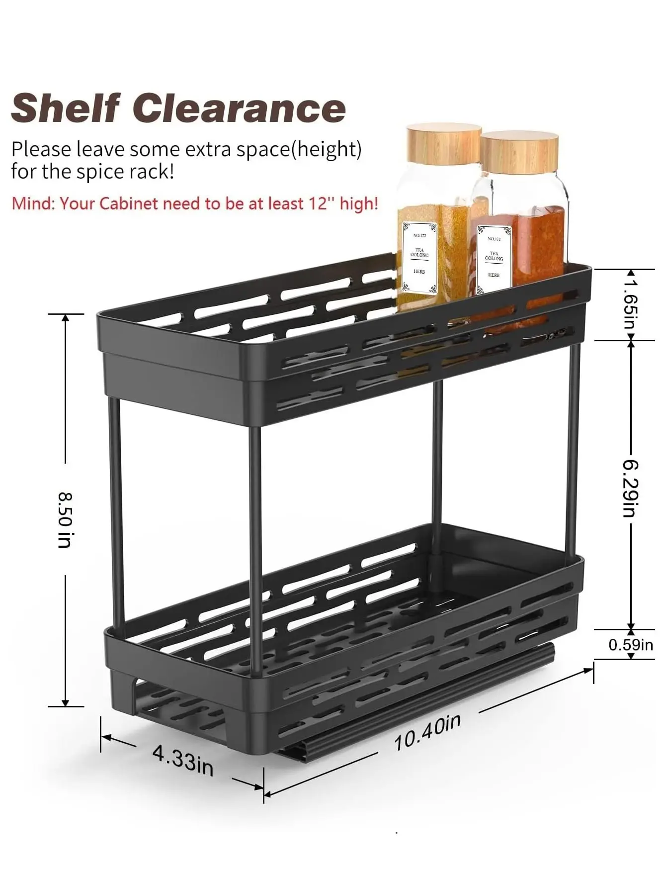 Sliding Spice Kitchen Rack - Image 7