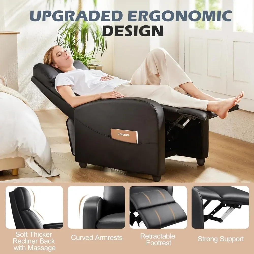 Small Recliner Massage Sofa - Image 6