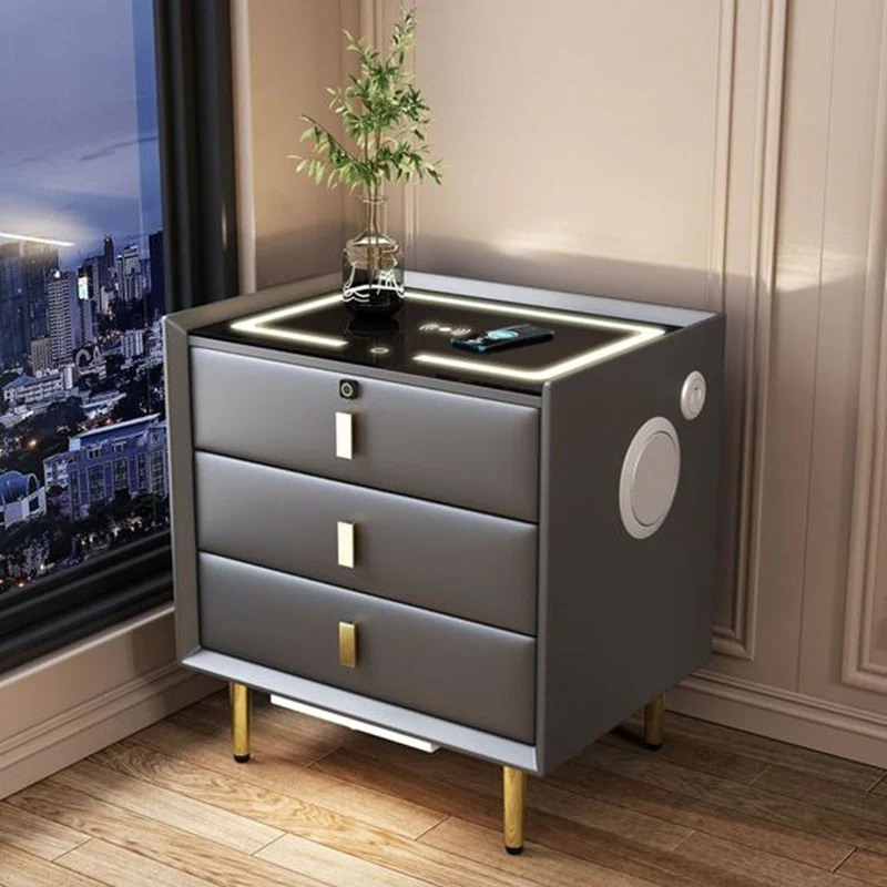Smart Bedside with Phone Wireless Charger Light Speaker - Image 16