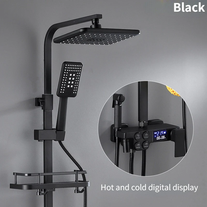 Smart Black Gold Shower Set - Image 10