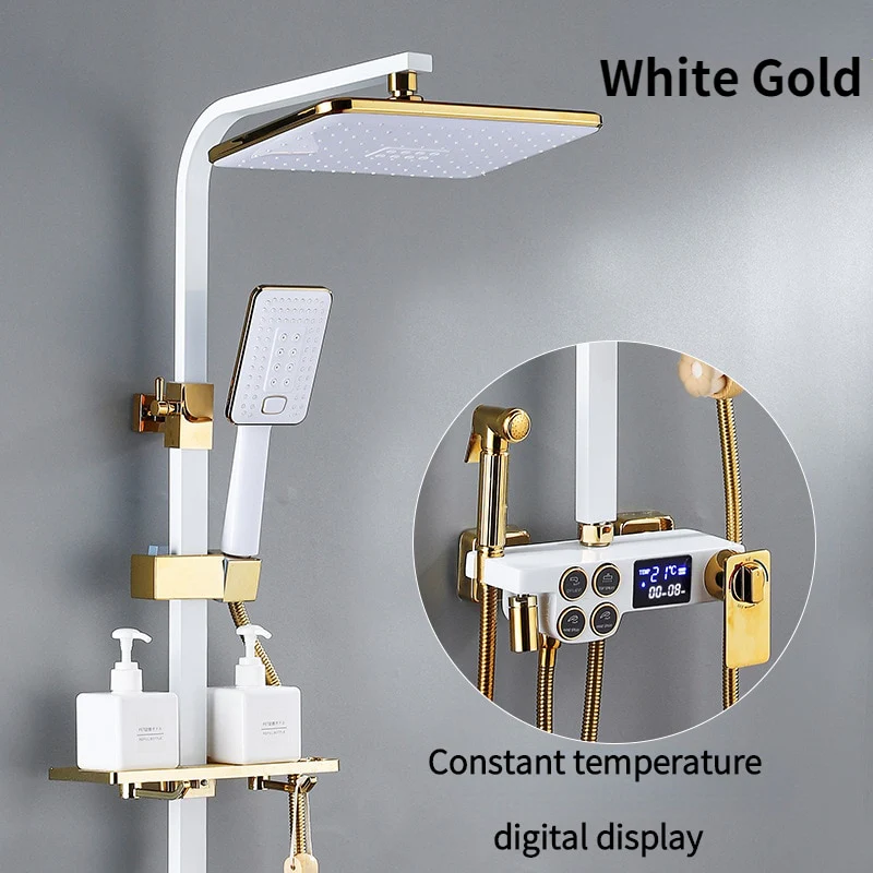 Smart Black Gold Shower Set - Image 11