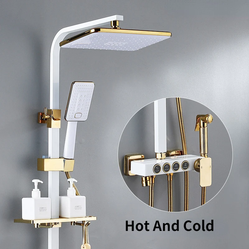 Smart Black Gold Shower Set - Image 12