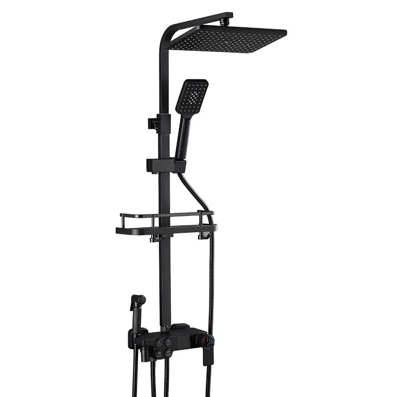 Smart Black Gold Shower Set - Image 15