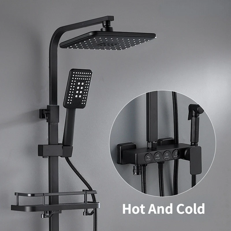 Smart Black Gold Shower Set - Image 5