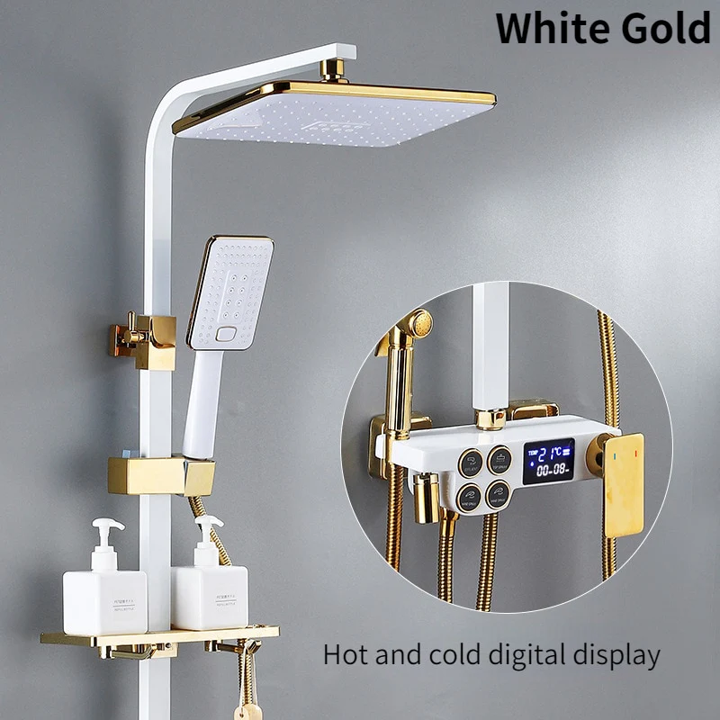 Smart Black Gold Shower Set - Image 9