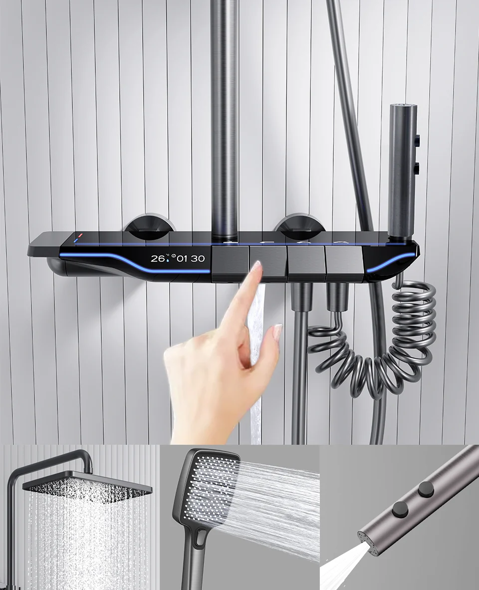 Smart Digital Rainfall Shower - Image 12