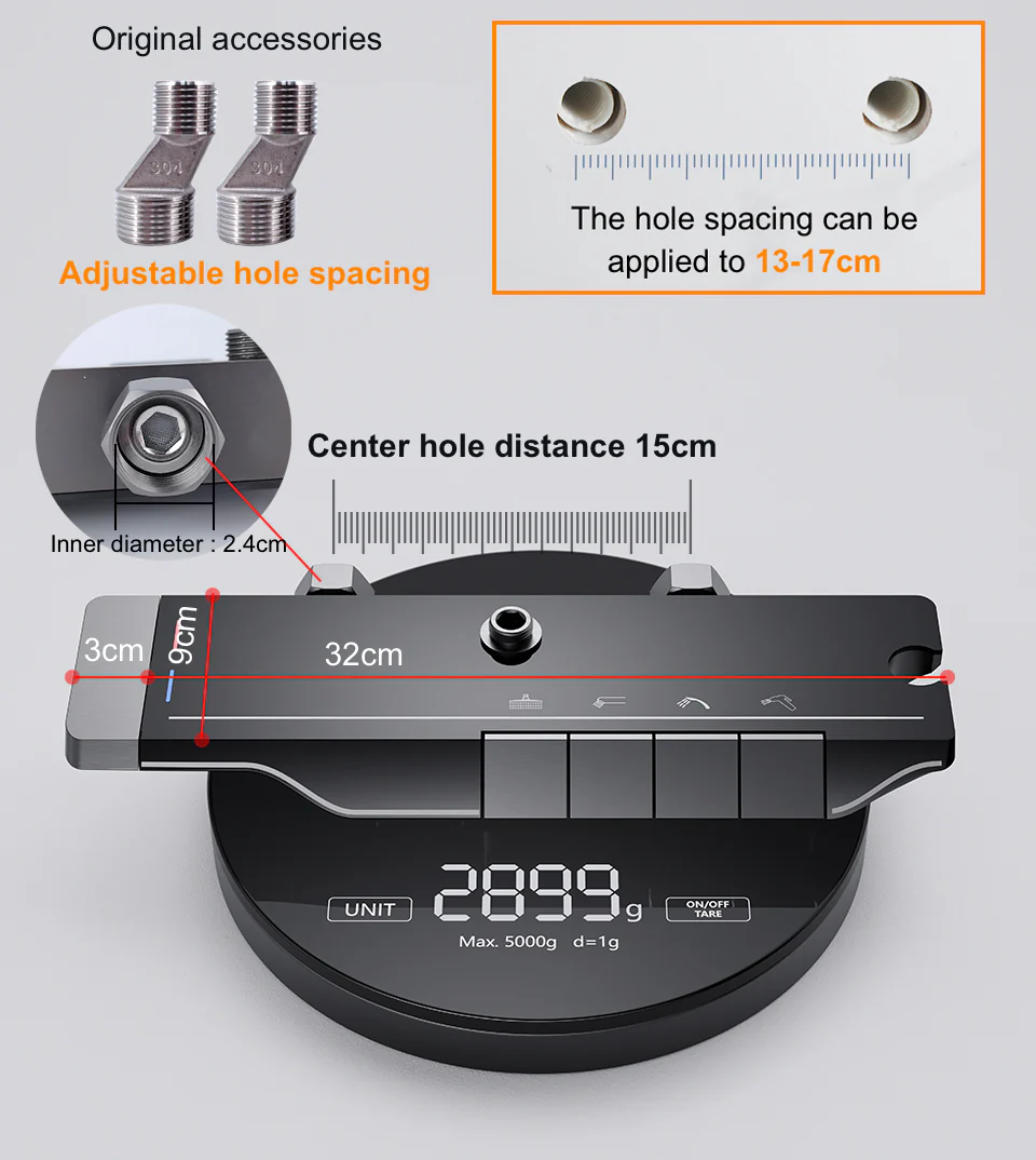 Smart Digital Rainfall Shower - Image 14