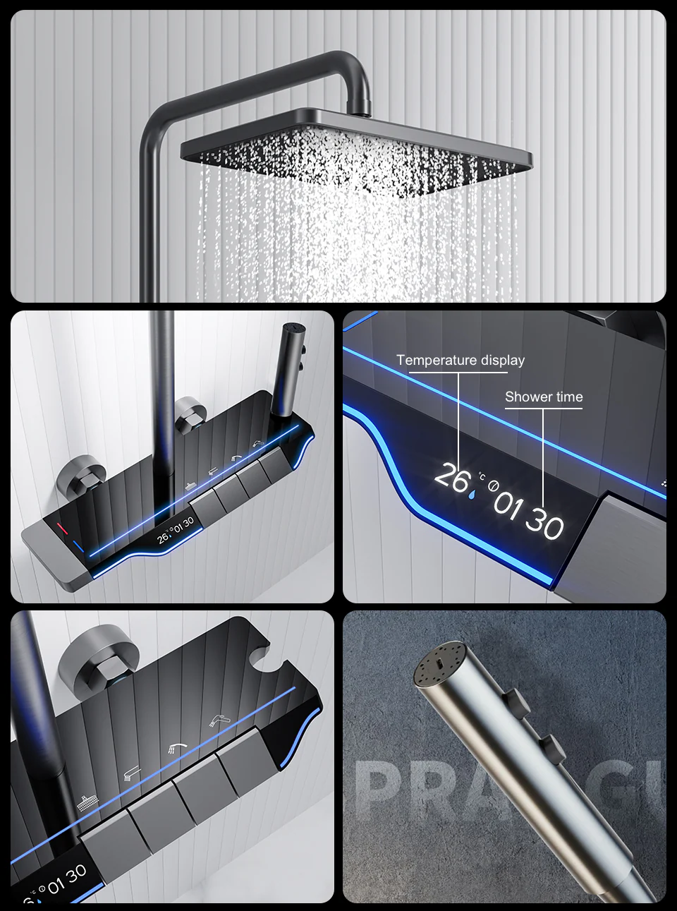 Smart Digital Rainfall Shower - Image 7