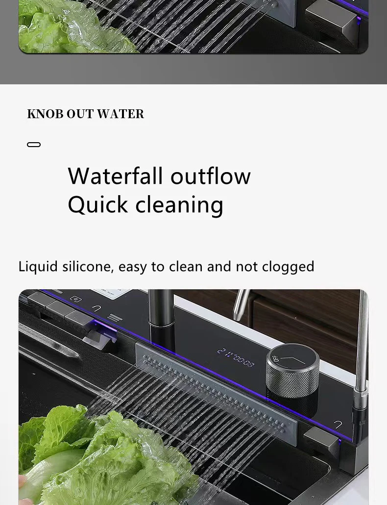 Smart Digital Waterfall Kitchen Sink - Image 18