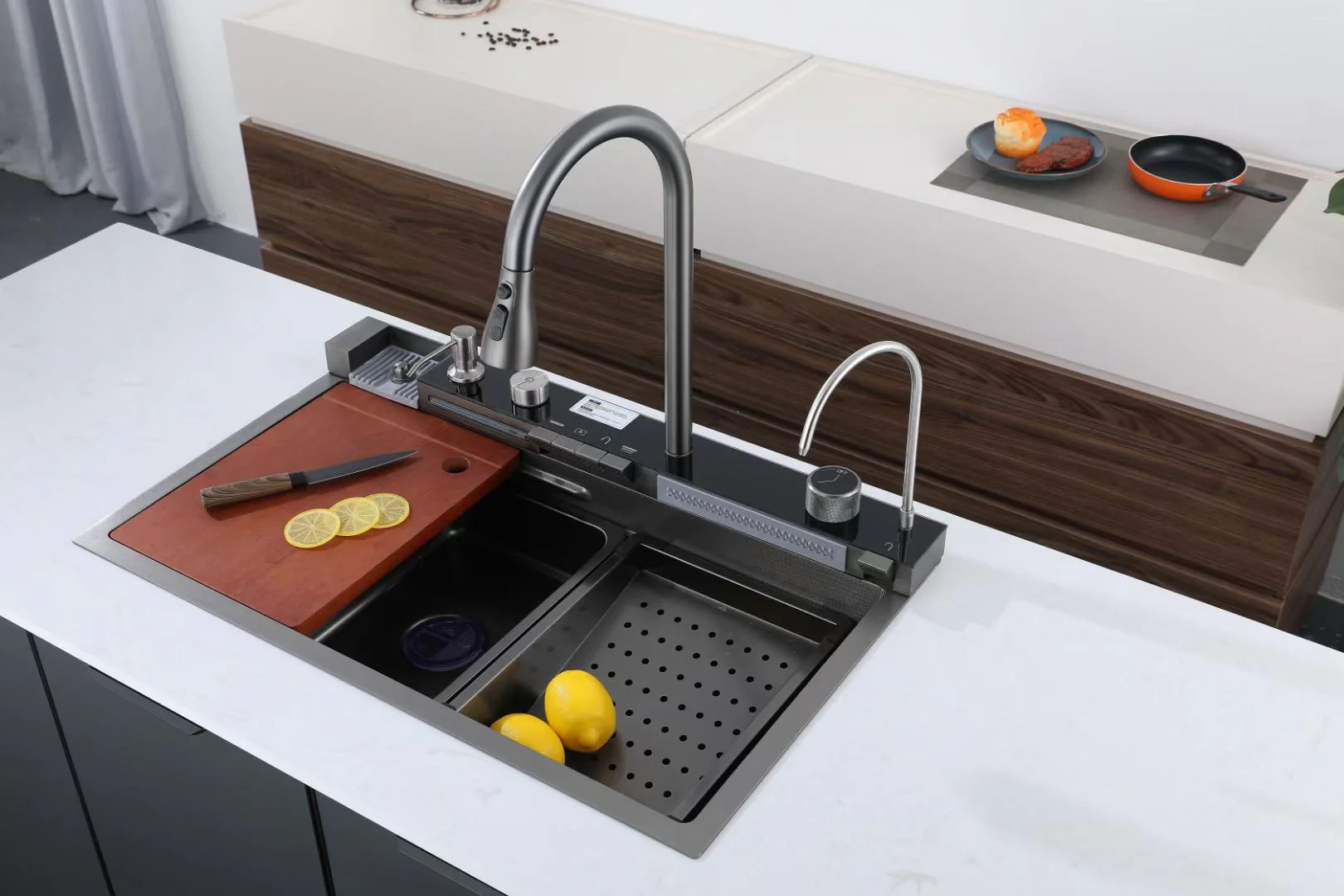 Smart Digital Waterfall Kitchen Sink - Image 31