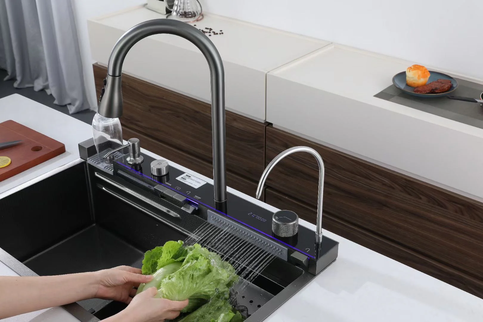 Smart Digital Waterfall Kitchen Sink - Image 32