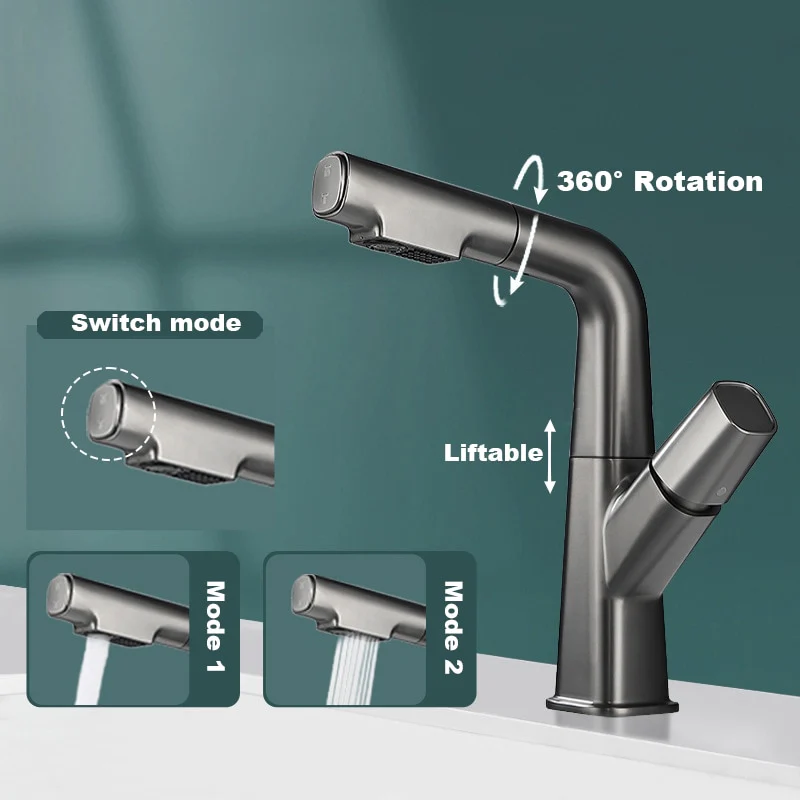 Smart Pull Out Sink Faucet - Image 8