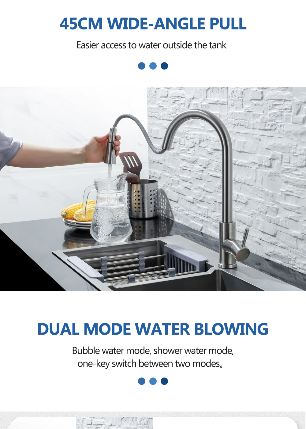 Smart Touch Retractable Kitchen Faucet - Image 12