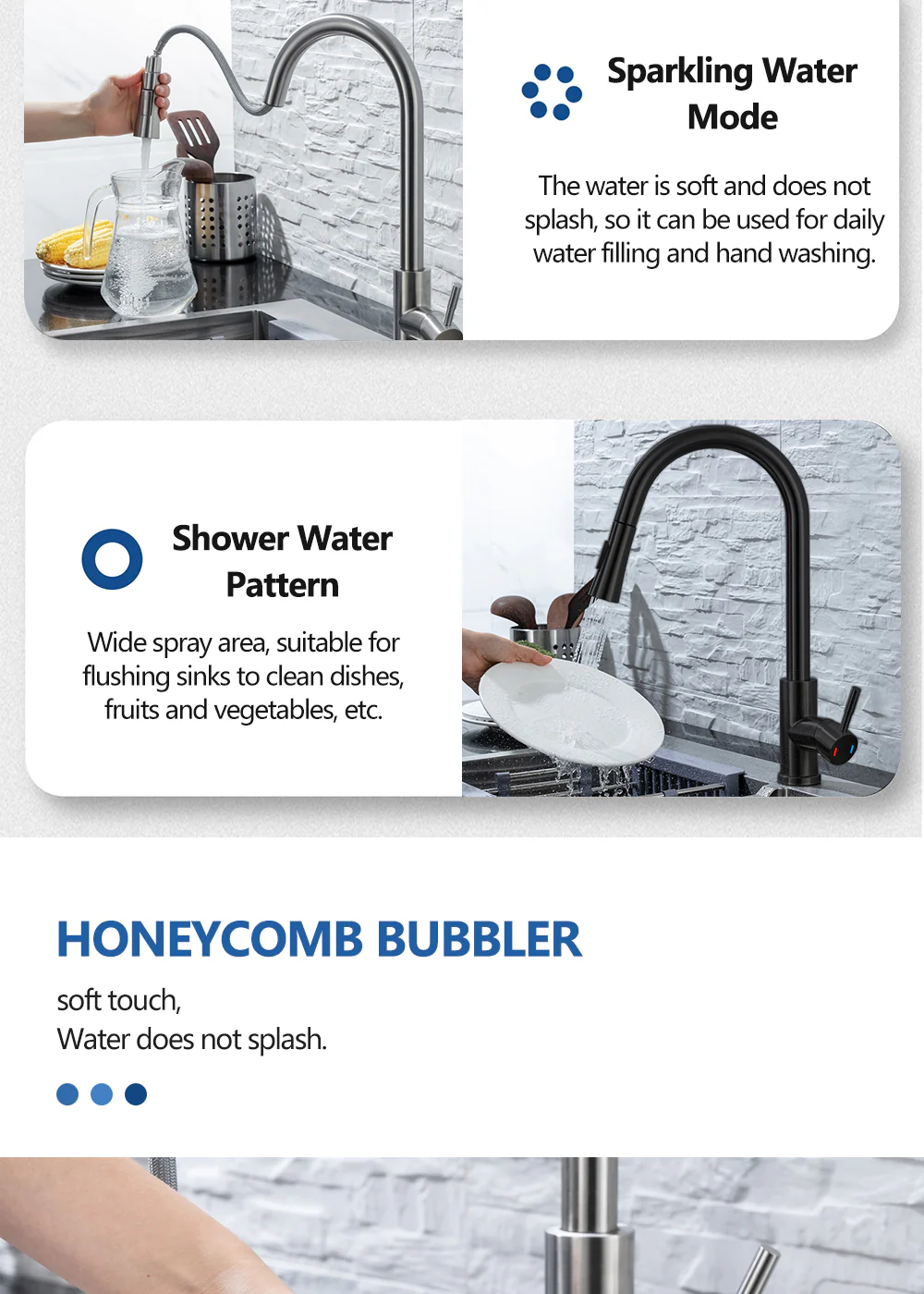 Smart Touch Retractable Kitchen Faucet - Image 13
