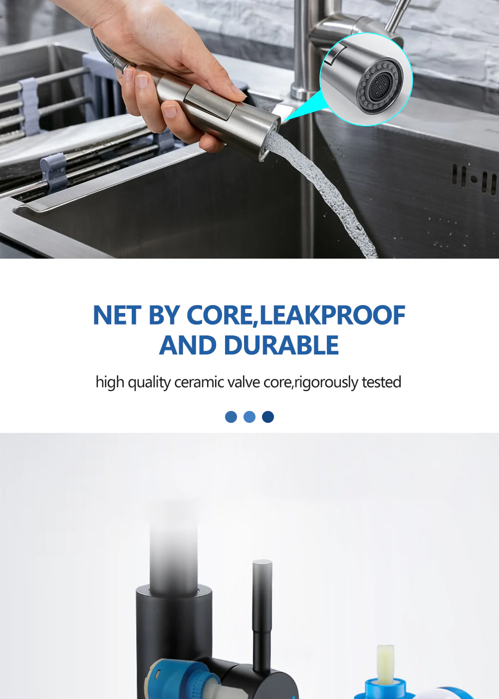 Smart Touch Retractable Kitchen Faucet - Image 14