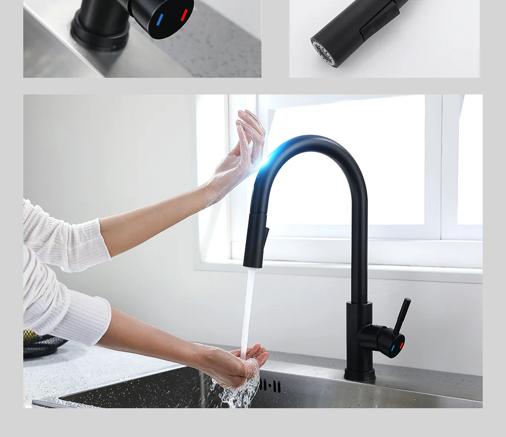 Smart Touch Retractable Kitchen Faucet - Image 20