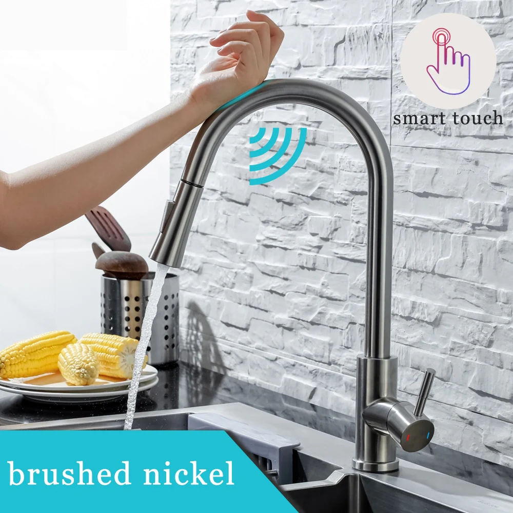 Smart Touch Retractable Kitchen Faucet - Image 3