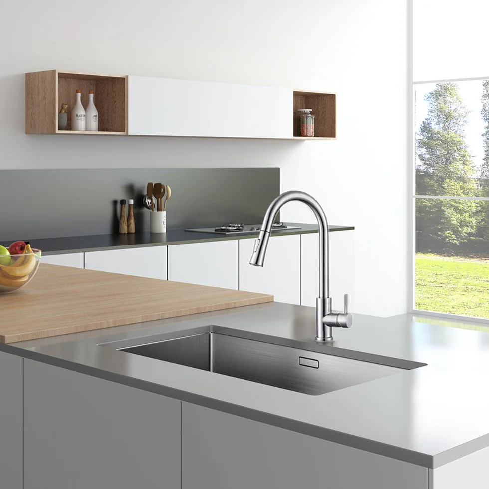 Smart Touch Retractable Kitchen Faucet - Image 9