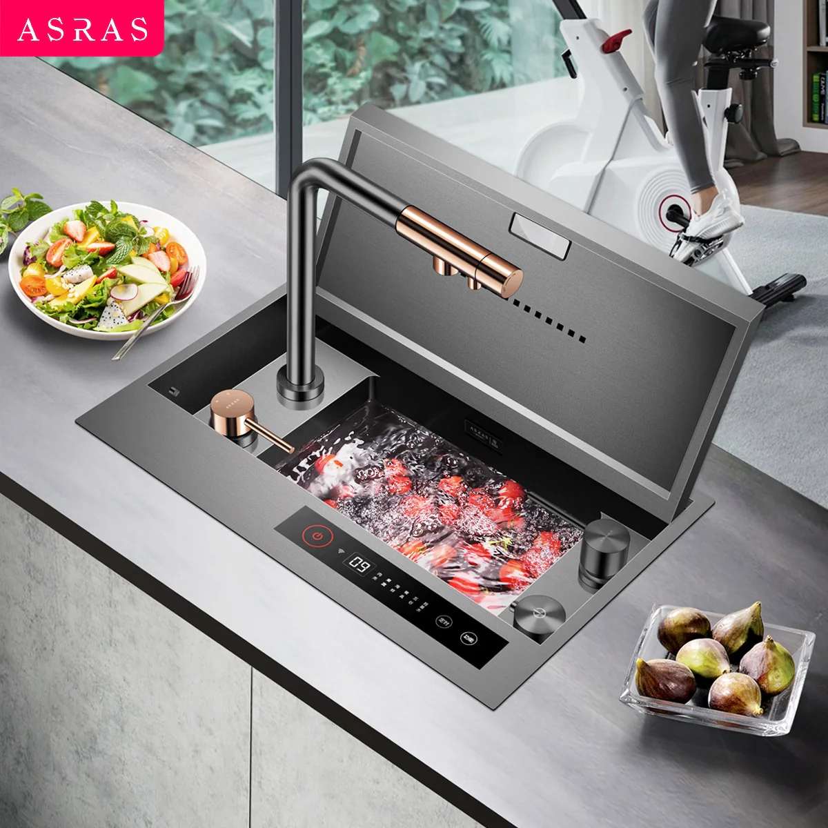 Smart Washing Bowl Hidden Kitchen Sink - Image 10