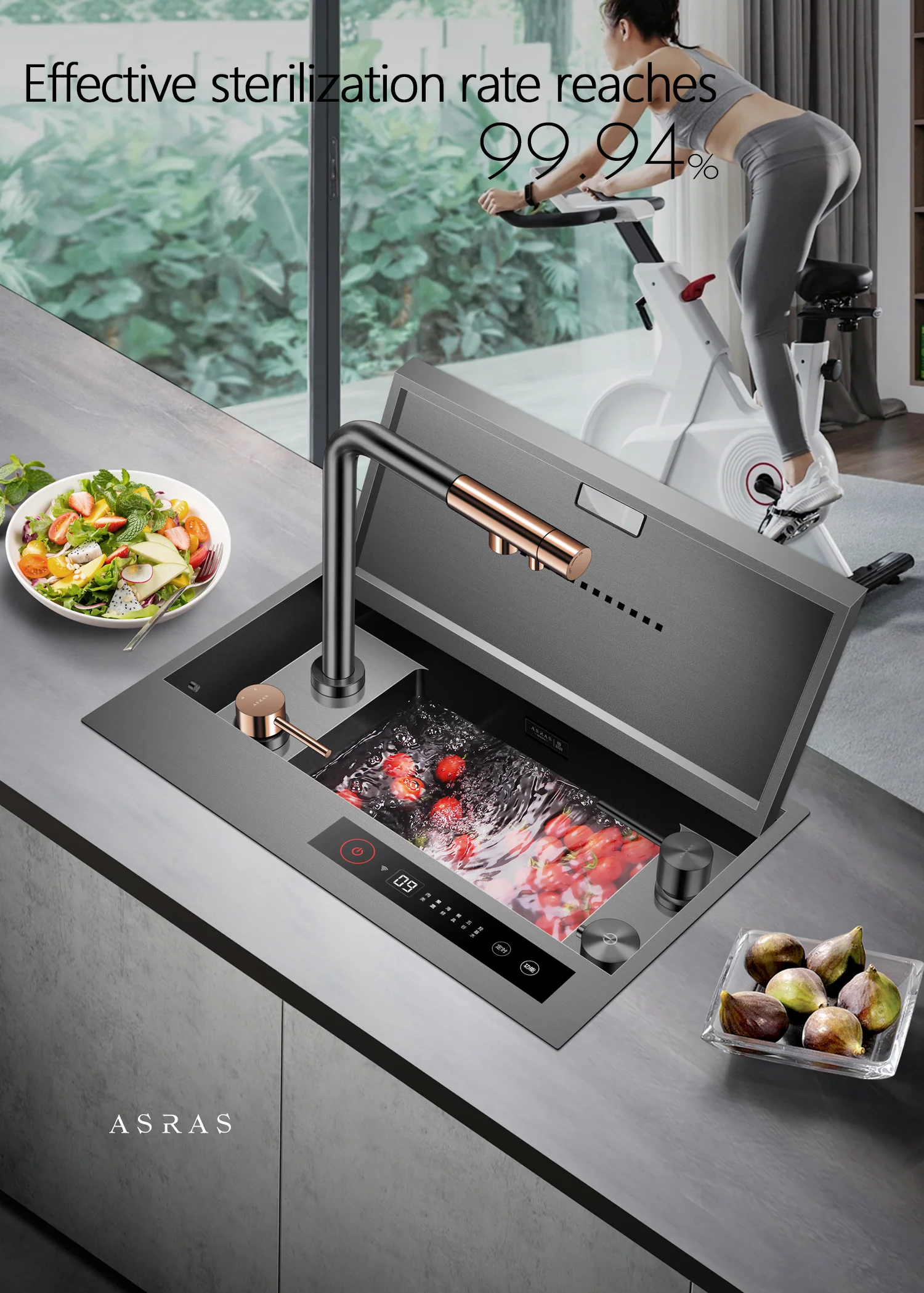 Smart Washing Bowl Hidden Kitchen Sink - Image 12