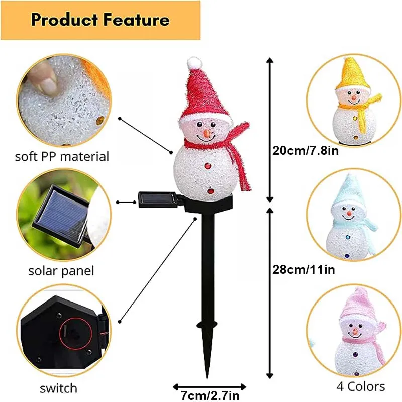 Snowman LED Garden Light - Image 6