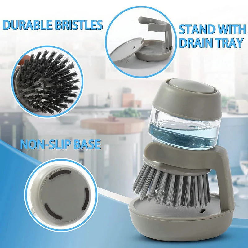 Soap Dispenser Dishwashing Brush Set - Image 7