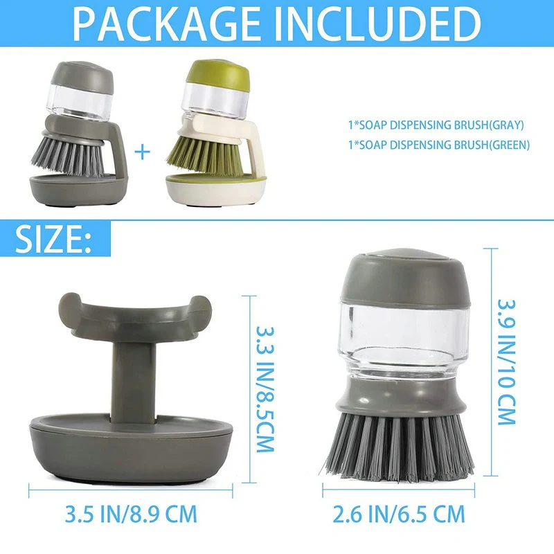 Soap Dispenser Dishwashing Brush Set - Image 8