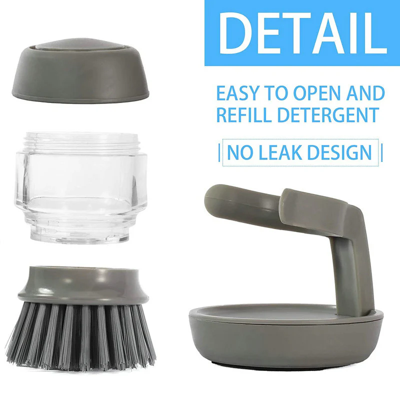 Soap Dispenser Dishwashing Brush Set - Image 9