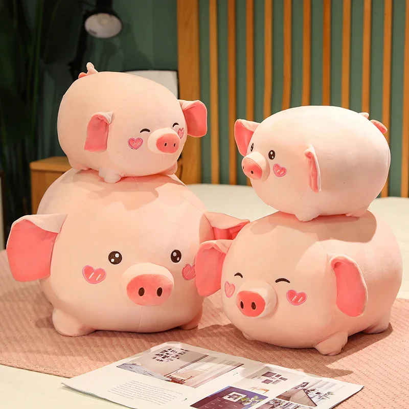 Soft Cotton Pink Pig Plush Doll - Image 10