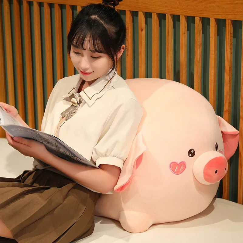Soft Cotton Pink Pig Plush Doll - Image 18