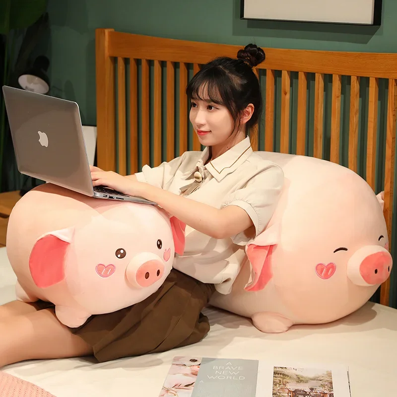 Soft Cotton Pink Pig Plush Doll - Image 20