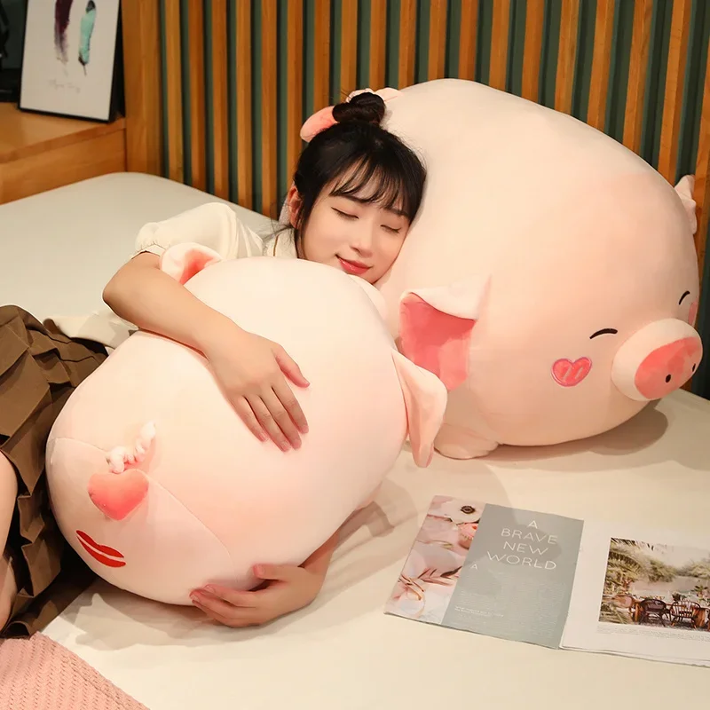 Soft Cotton Pink Pig Plush Doll - Image 21