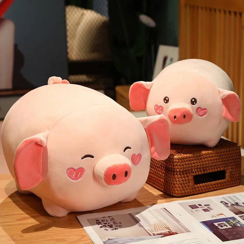 Soft Cotton Pink Pig Plush Doll - Image 23