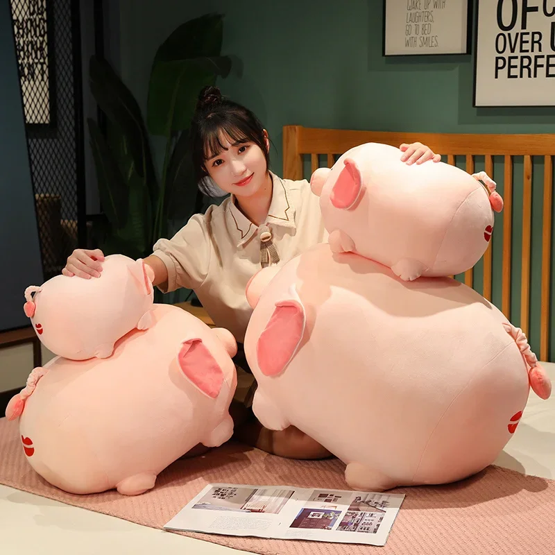 Soft Cotton Pink Pig Plush Doll - Image 3