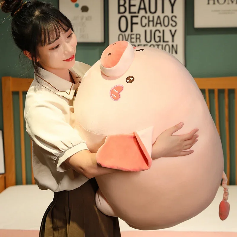 Soft Cotton Pink Pig Plush Doll - Image 5