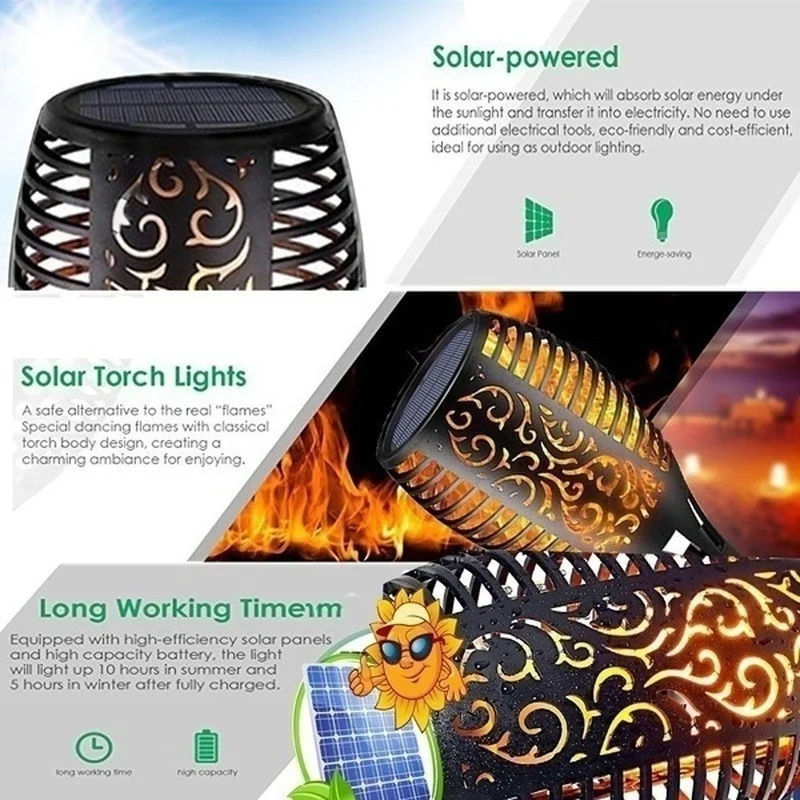 Solar Flame Torch Lights - Image 4