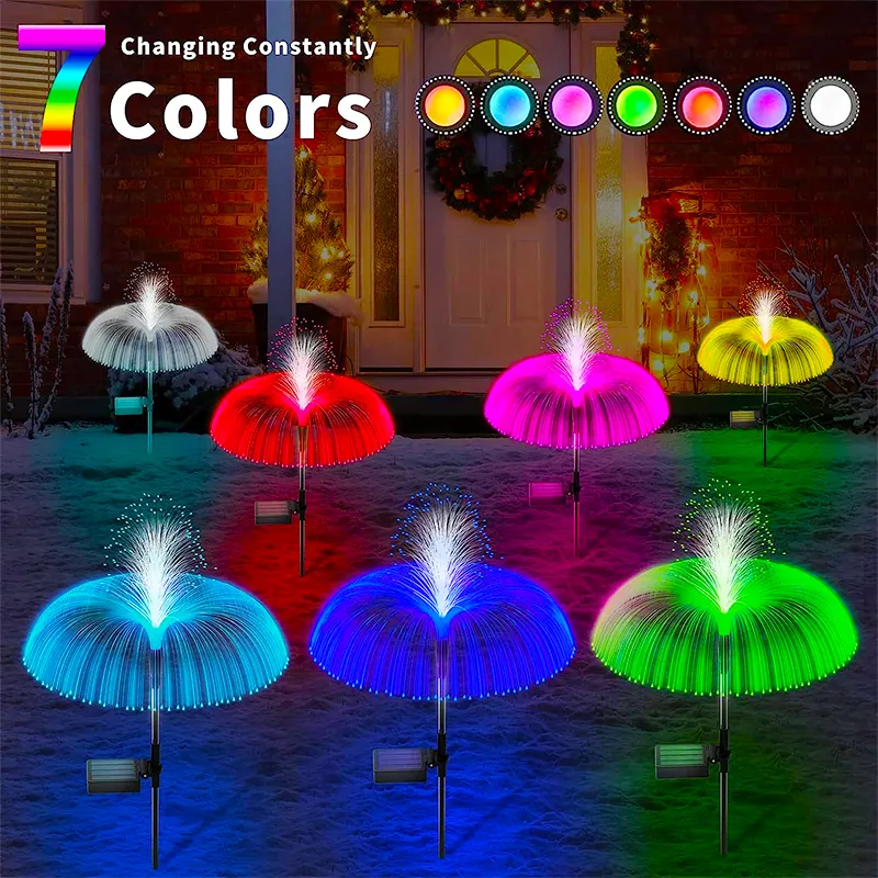 Solar LED Jellyfish Garden Lights - Image 2