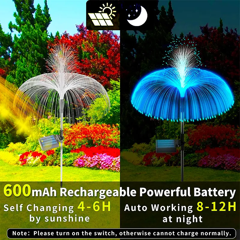 Solar LED Jellyfish Garden Lights - Image 4