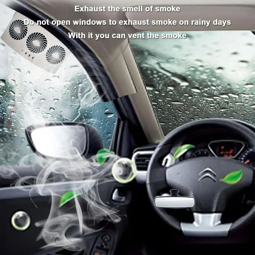 Solar Powered Car Window Fan - Image 13