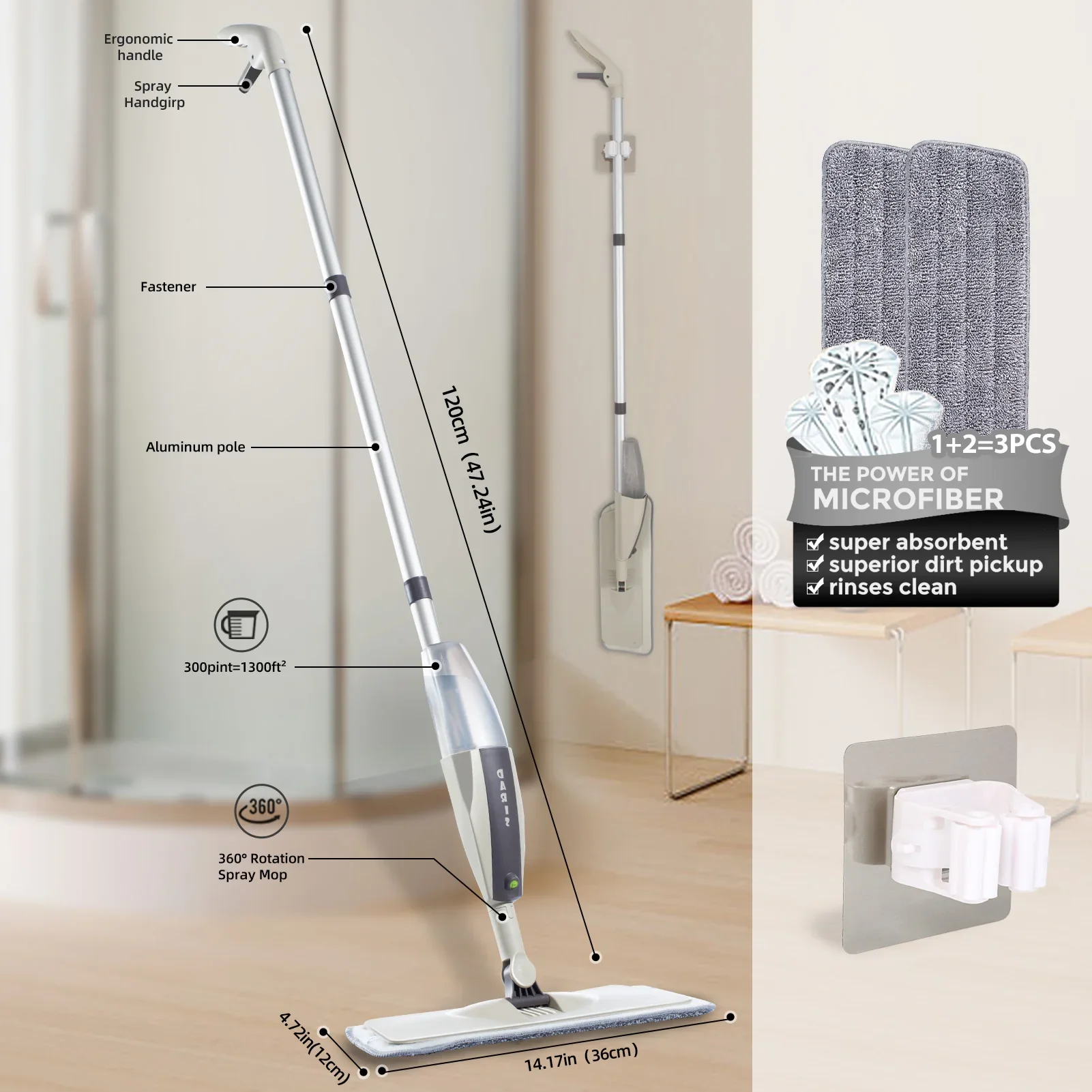 Spray Floor Mop - Image 6