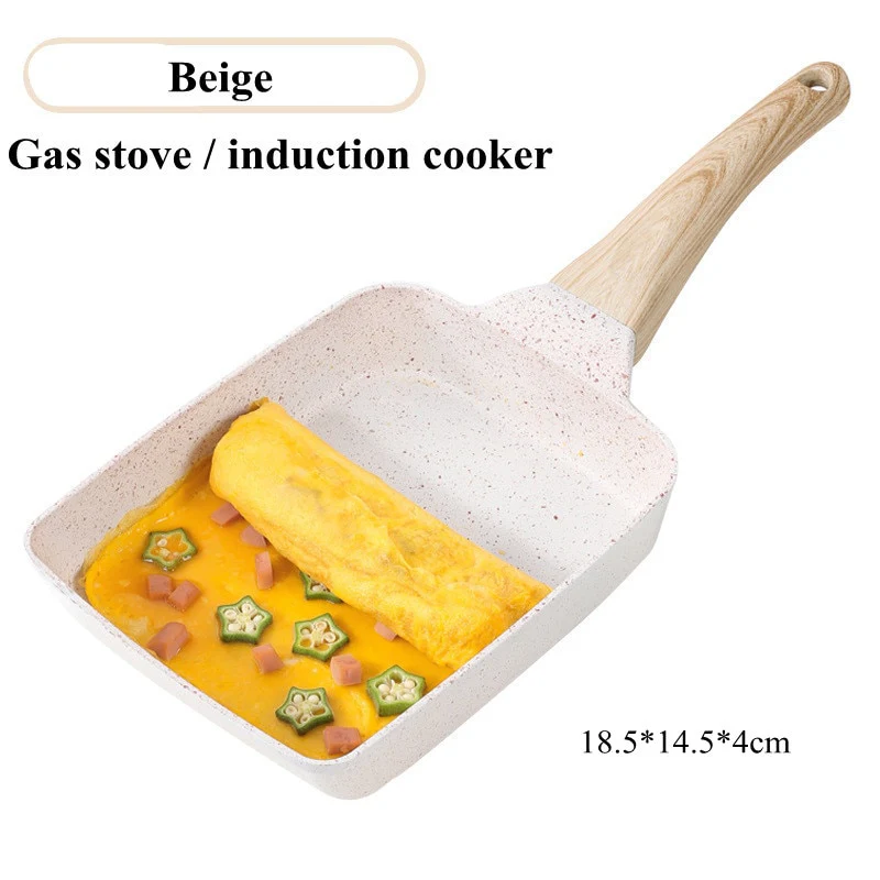 Square Tamagoyaki Non-Stick Frying Pan - Image 3