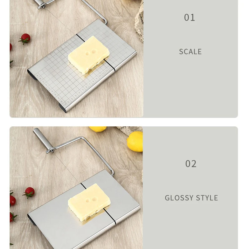 Stainless Steel Butter Cheese Sausage Ham Slicer - Image 10