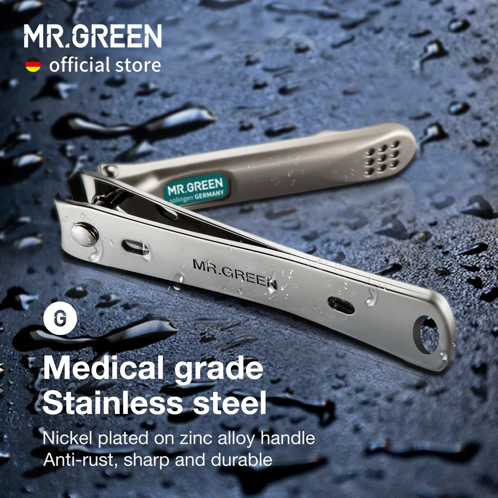 Stainless Steel Curved Blade Nail Clippers - Image 5