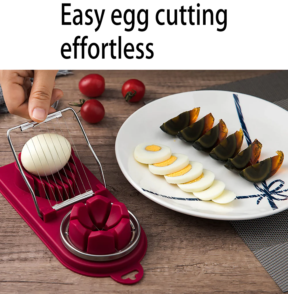 Stainless Steel Egg Fruit Cutter Slicer - Image 12