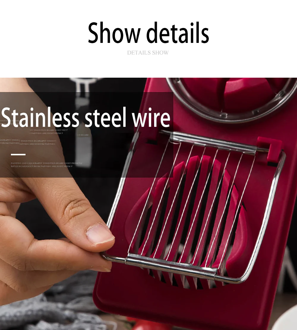 Stainless Steel Egg Fruit Cutter Slicer - Image 16