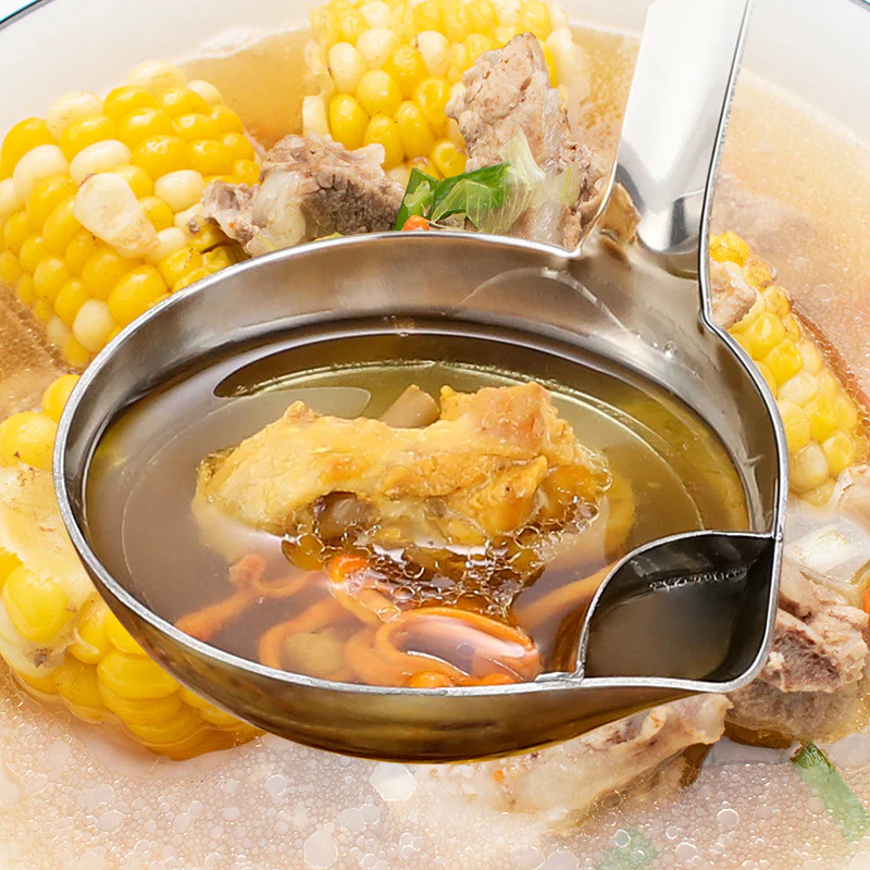 Stainless Steel Filter Oil Spoon - Image 11