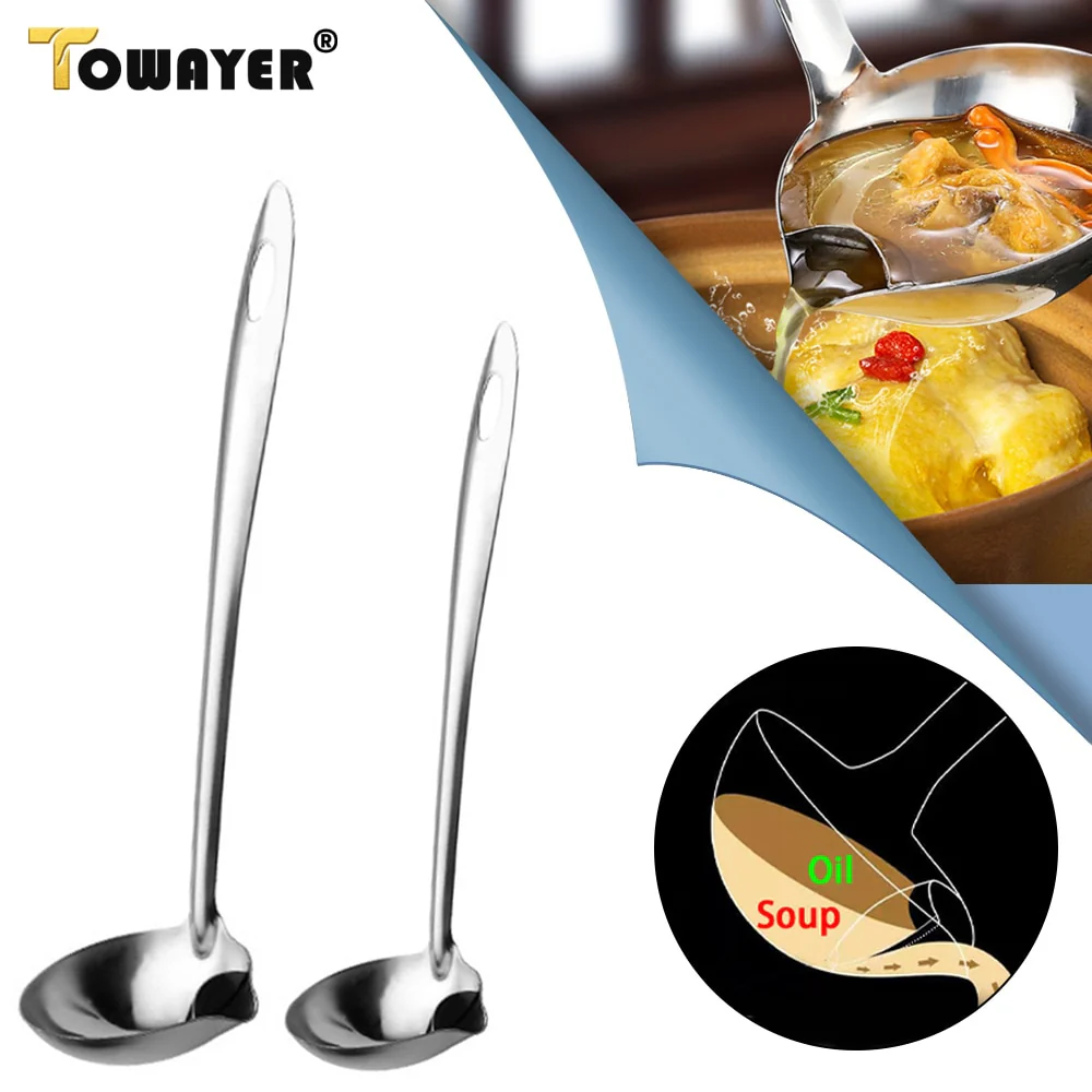 Stainless Steel Filter Oil Spoon - Image 3