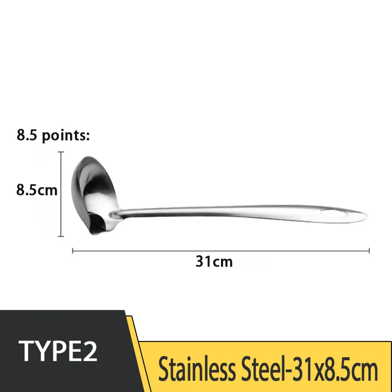 Stainless Steel Filter Oil Spoon - Image 5